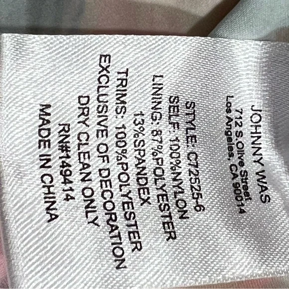 Johnny Was Multicolored Floral Maxi Skirt Sz-XS - Picture 8 of 8